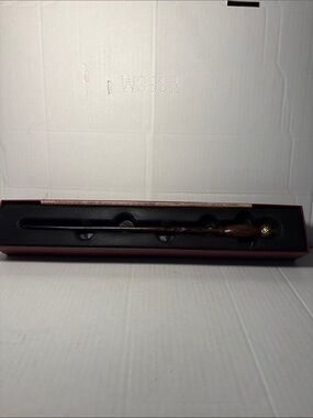 Brown Decorative Roleplay Wand with Gold Accent